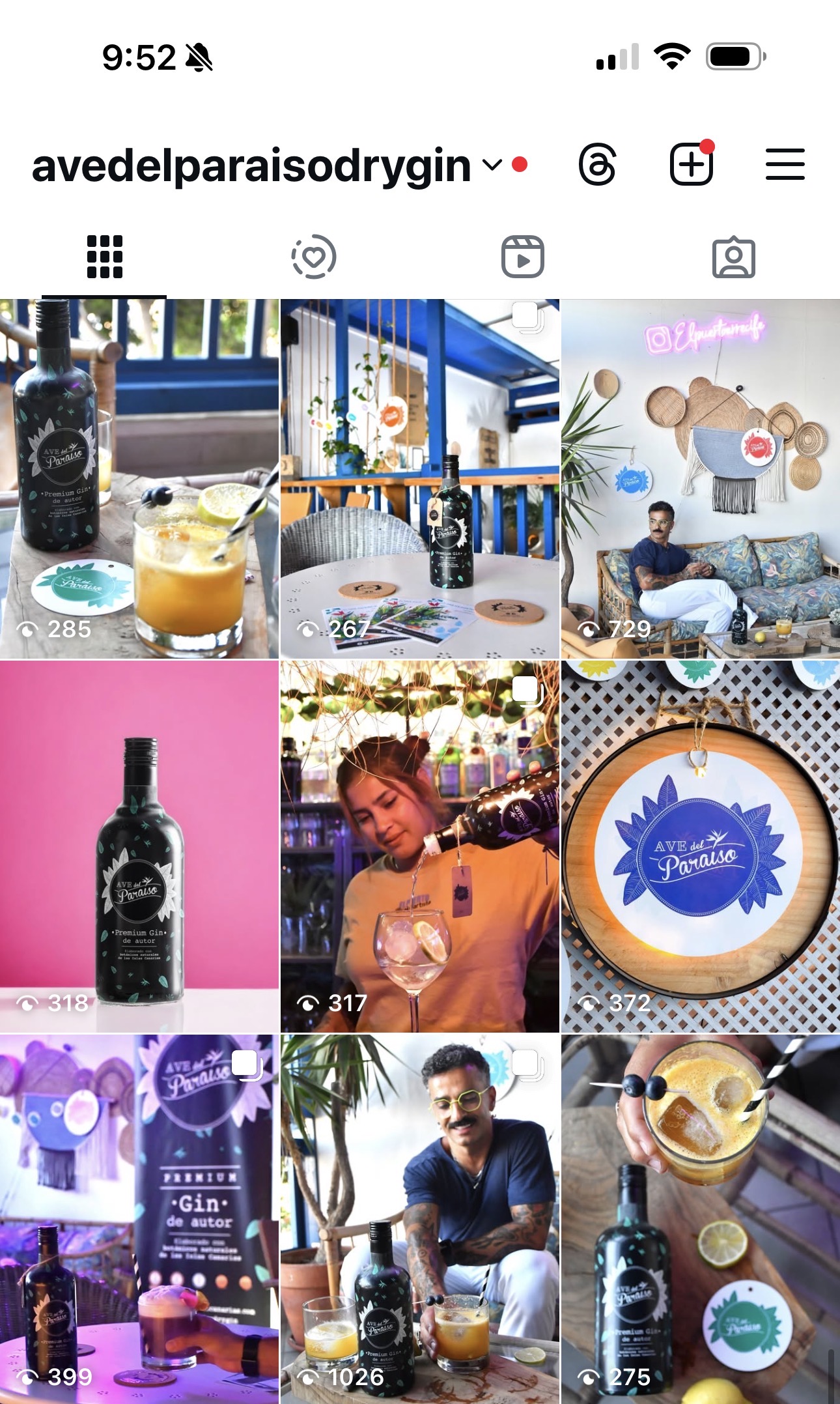 RRSS AVE DEL PARAISO